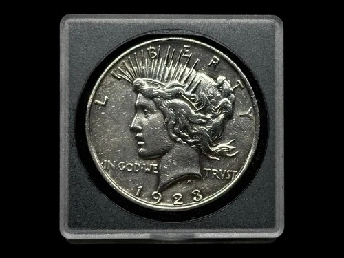 💰1923 Peace Silver Dollar, Ungraded, See Description, Free Gift!💵
