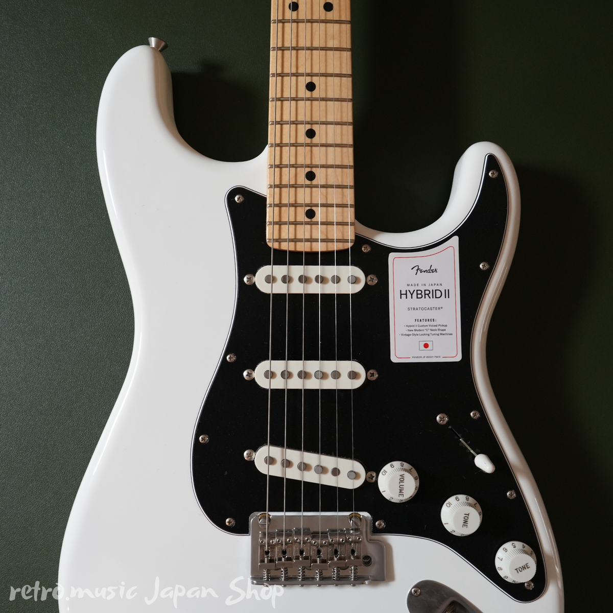 2025/7購入 Fender Hybrid II Stratocaster Fender Made in Japan Hybrid II Stratocaster Maple Arctic White