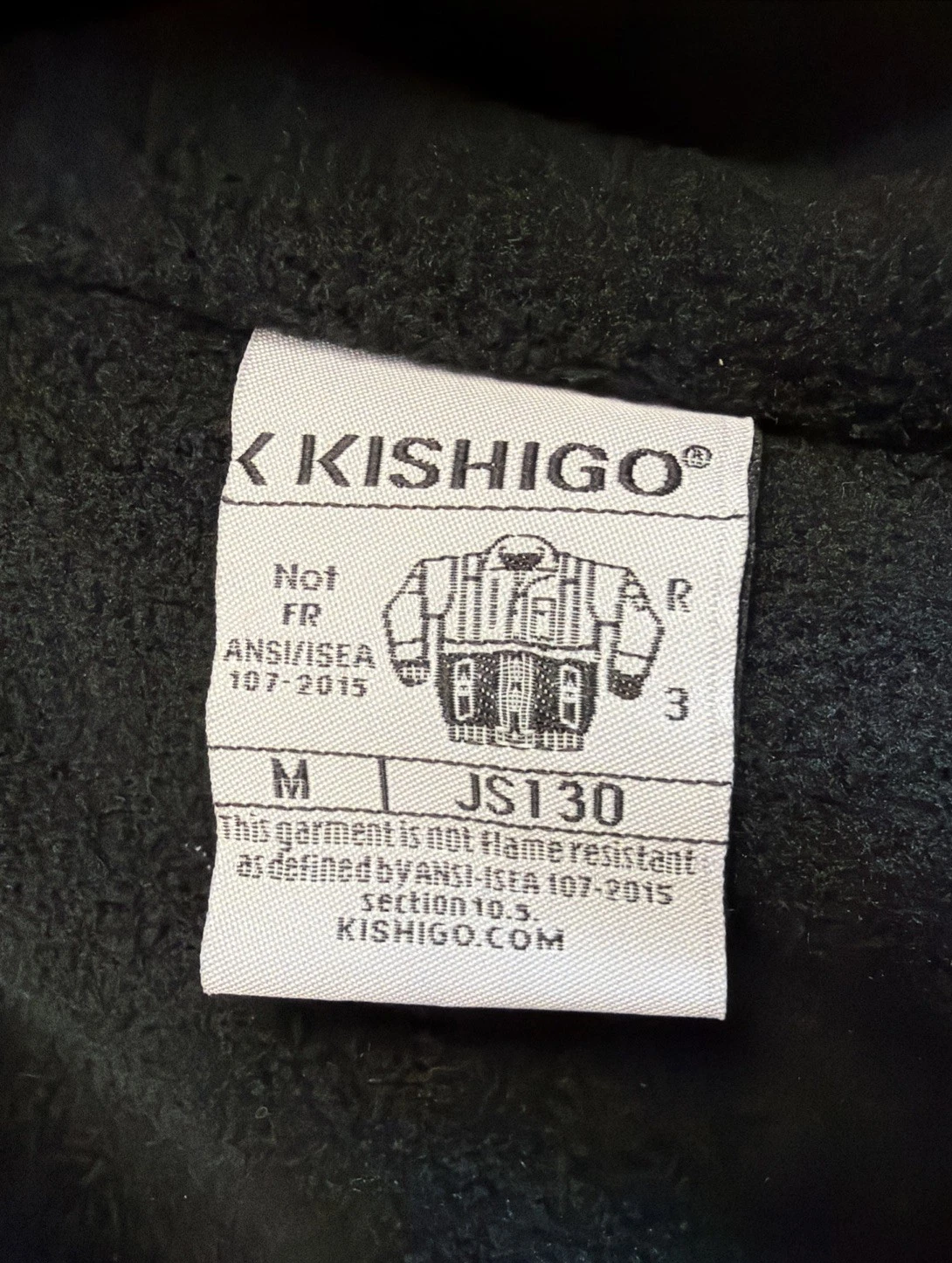 Kishigo Ripstop Bomber Jacket Hi Vis Yellow Reflective Men Medium JS130 VG image 8