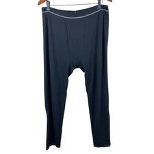 L.L. Bean Midweight Base Layer Long Johns Pants Outdoors Black XL REG