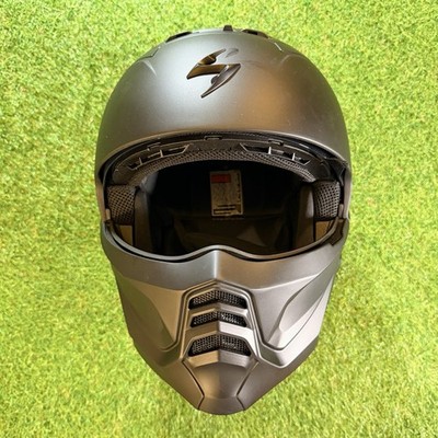 Scorpion Exo CV2-0105- Covert 2 Open Face Helmet - Matte Black - Size Large