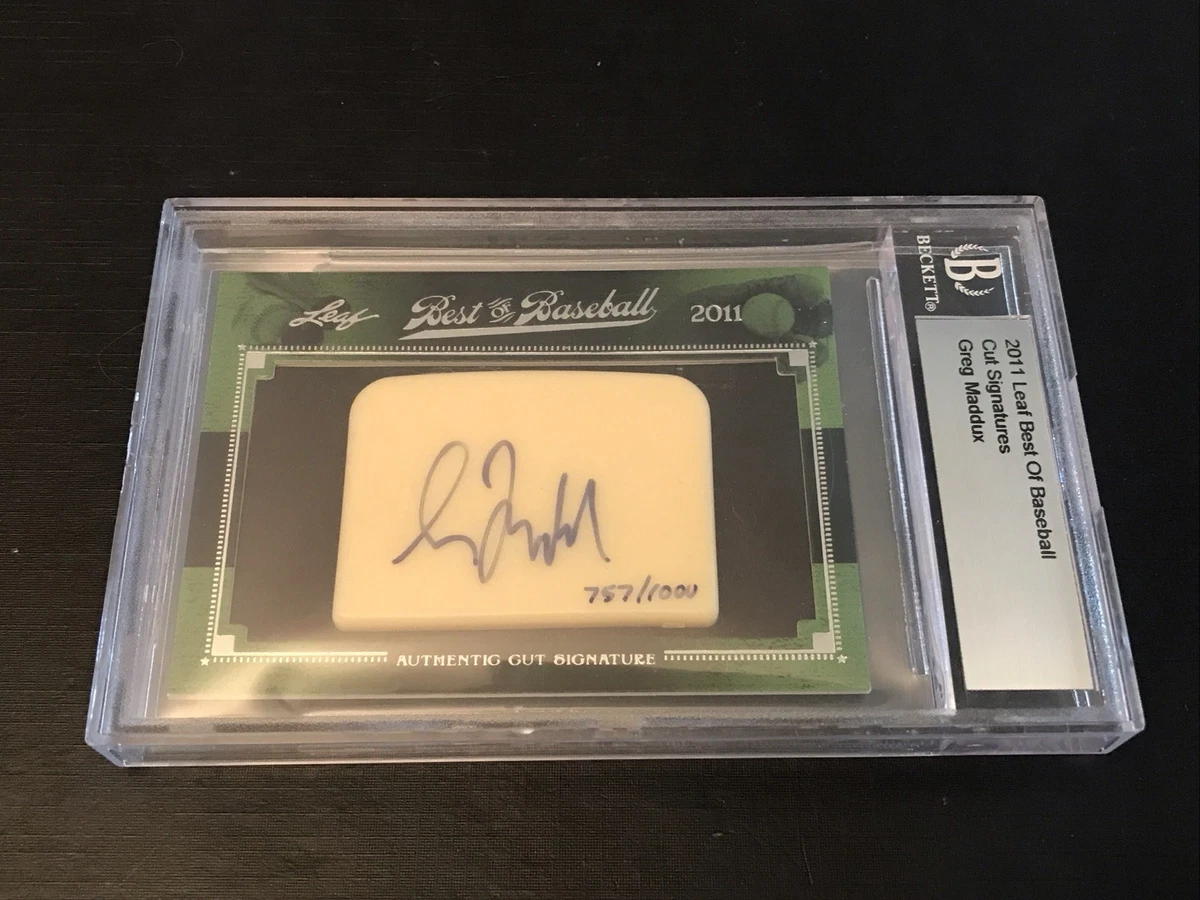 Greg Maddux Autograph Baseball Trading Cards for sale | eBay