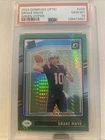 2024 Panini Optic - Rated Rookie Drake Maye #229 Green Hyper Prizm (RC) PSA 10