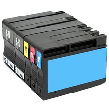 5 Pack  2xBk 3xColor Ink Fits HP 932XL 933XL Officejet 6100 6600 6700 New Chip