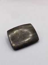 VINTAGE STERLING SILVER BELT BUCKLE