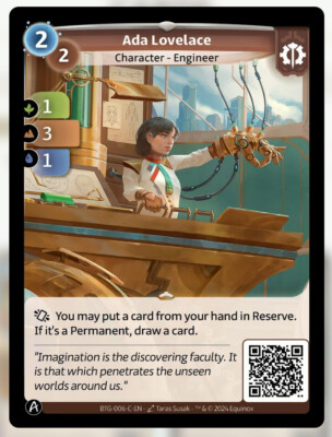 ALTERED TCG AXIOM ADA LOVELACE PHYSICAL+DIGITAL