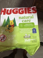 Huggies Natural Care Sensitive Baby Wipes, Unscented, 3 Pack, 168 Total Ct