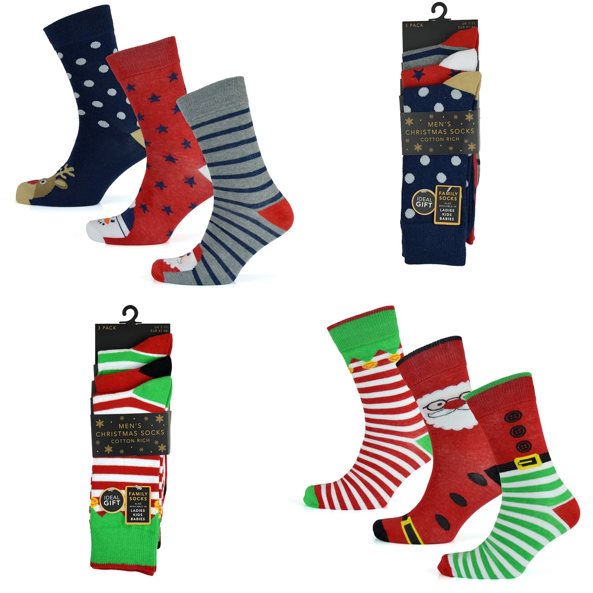 Mens best sale christmas socks