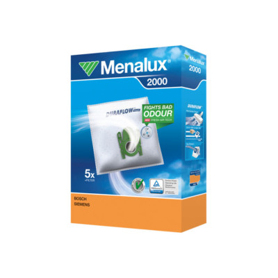Menalux Bosch Siemens 5 bags + vacuum cleaner filter Activa Natura BGL4SIL
