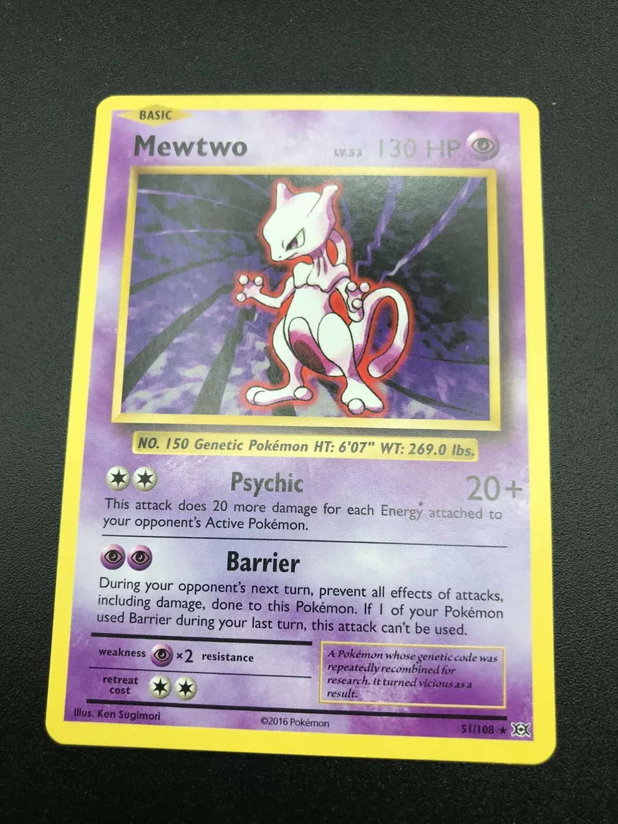 Pokemon - Mewtwo (51/108) - XY Evolutions