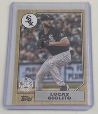 Lucas Giolito 2022 Topps Series 1 1987 Topps #T87-87 Chicago White Sox