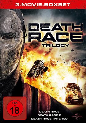 Death Race Trilogy (Teil 1+2+3) - 3-Movie-Boxset # 3-DVD-NEU