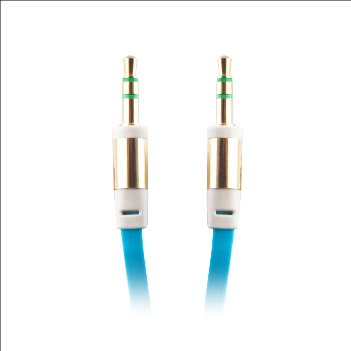 Cable de Audio Cable Jack 3,5 MM Azul Aux Jack Cable Audio Tonübertragungskabel - Imagen 3 de 3