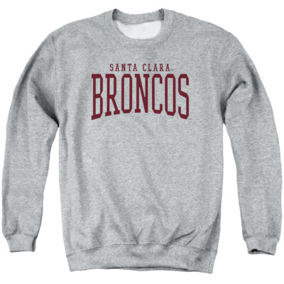 Santa Clara Adult Crewneck Sweatshirt Est. Date, Athletic Heather, S-3XL