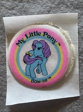 My Little Pony MLP G1 Puffy Sticker - Bow-tie, Bowtie, Bow Tie - Vintage 1983