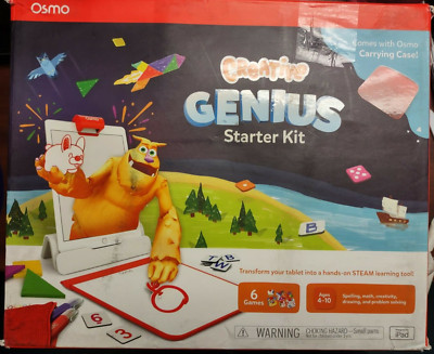 Osmo - Creative Genius Starter Kit, Ages 6-10 - STEM, Apple,  OBN!!