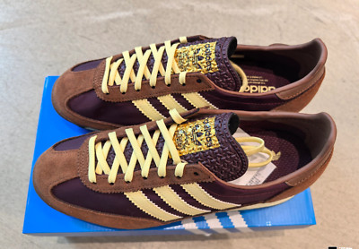 Adidas SL72 OG Maroon Burgundy Preloved Brown Yellow IE3425