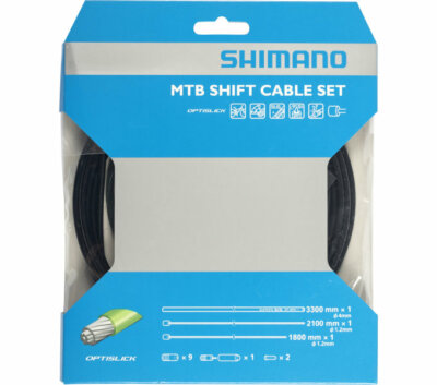 Shimano Schaltzug-Set MTB OPTISLICK Fahrrad Edelstahl Innenzug + Hülle