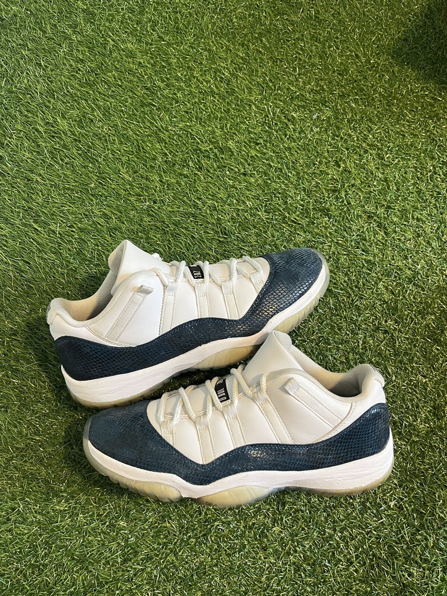 Nike Air Jordan 11 Low Snake Navy 2019 size 11 CD6846-102 Retro