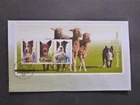 New ListingAUSTRALIA 2022 150th ANNIV SHEEPDOG TRIALS 3 STAMP MINI SHEET FIRST DAY COVER