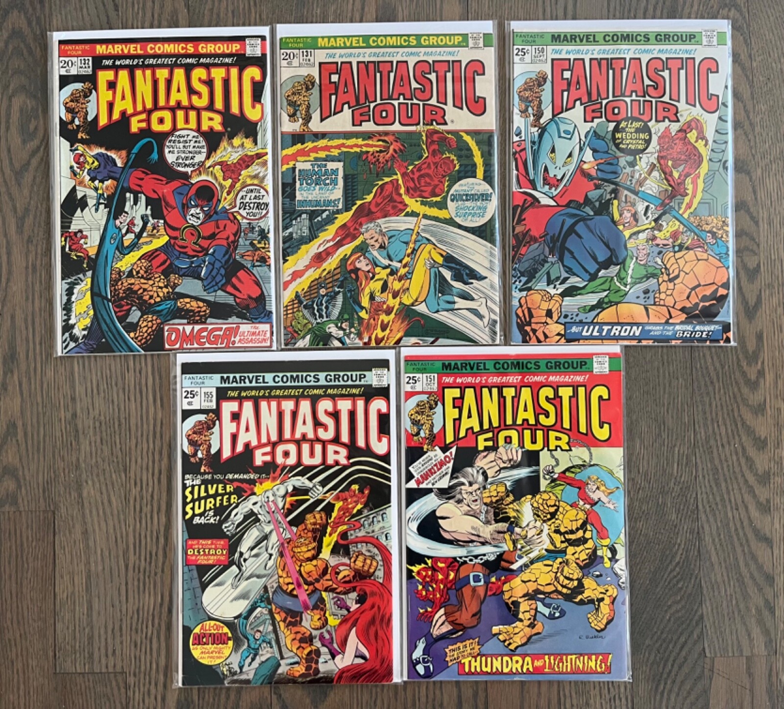 Fantastic Four 1972-1975 1st Series Issues 130-163 Marvel Comics Choose Your Issue  