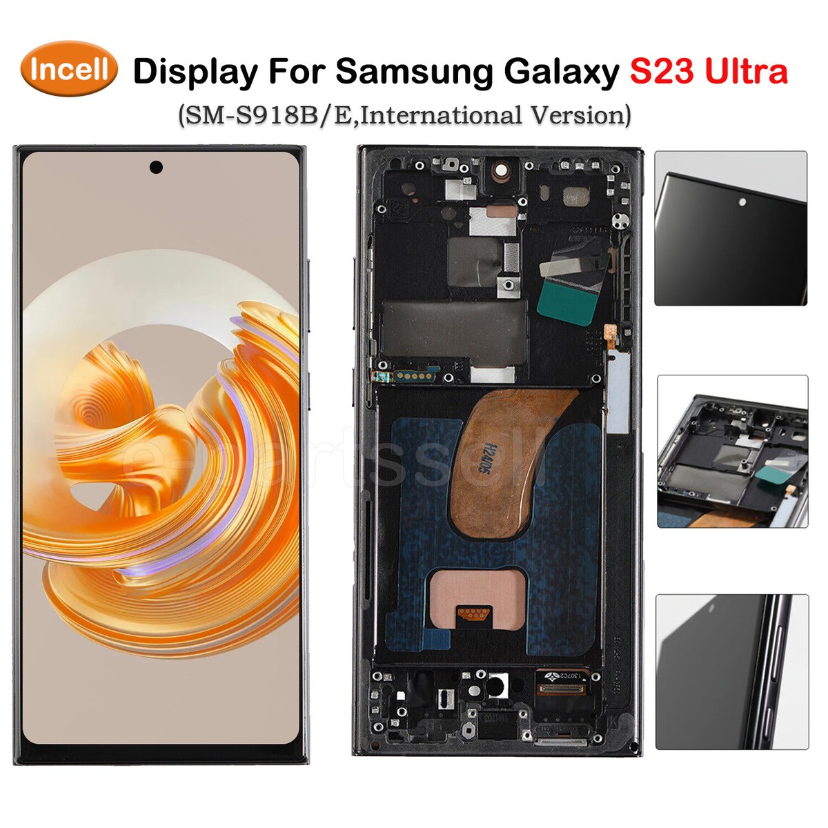 Incell For Samsung Galaxy S23 Ultra 5G S918B/E LCD Display Touch