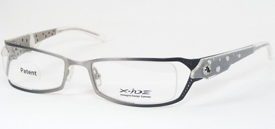 X-iDE MOONSTONE C1 Silver-Grey Gradient Black /Clear RARE EYEGLASSES 52-18-130mm