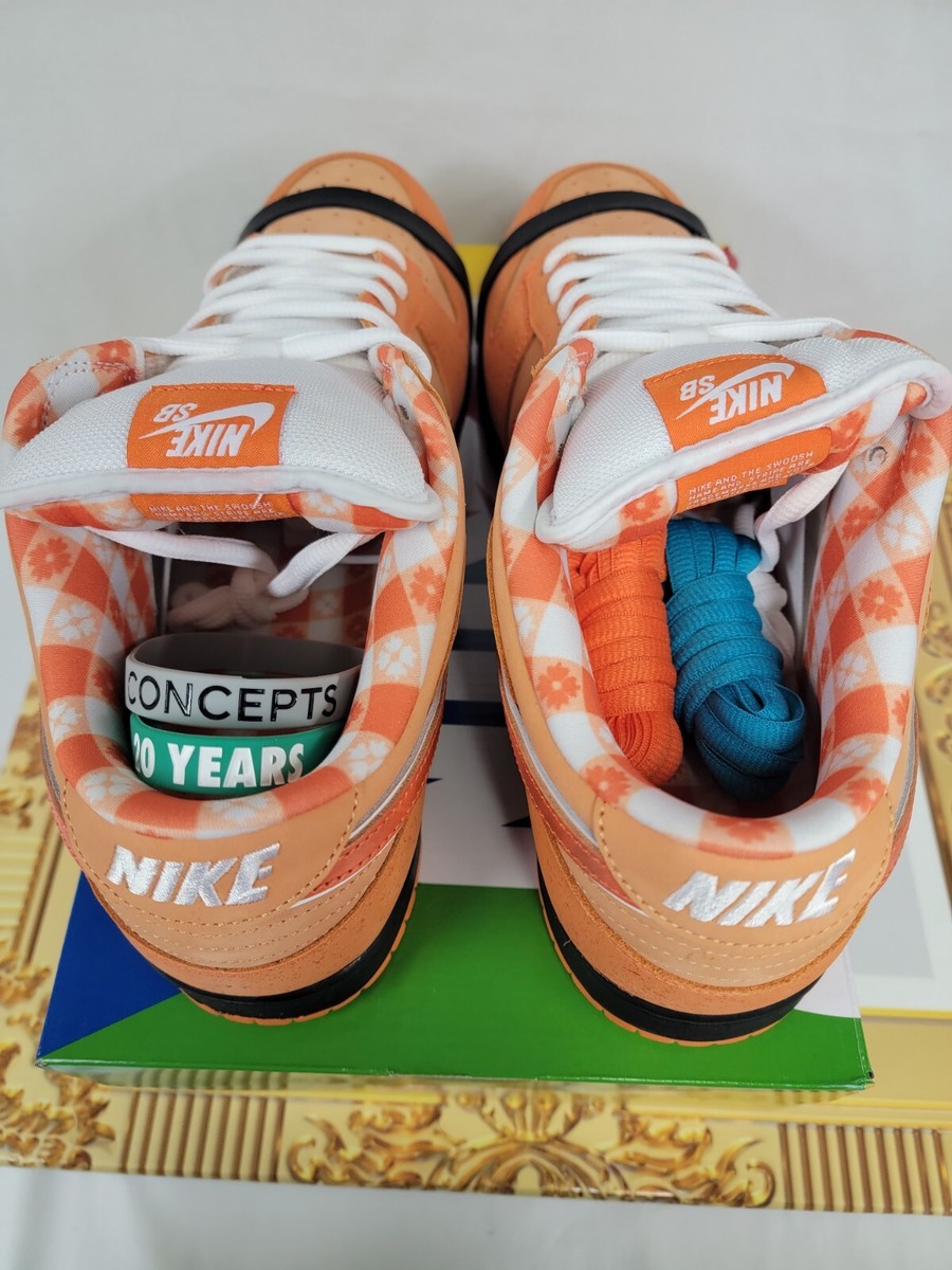 靴 25cm NIKE SB SB DUNK LOW Orange Lobster Nike SB Dunk Low Concepts Orange Lobster Men's - FD8776-800 - US