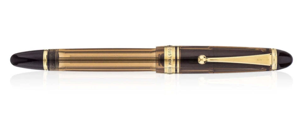 Pilot Custom 823 Fountain Pen and Ink Gift Set - Amber Fine - image 3 of 4