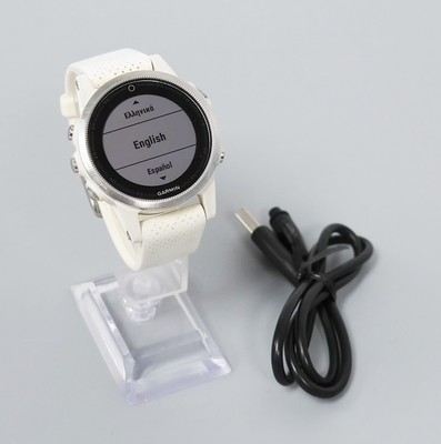 garmin fenix 5s white with carrara white band