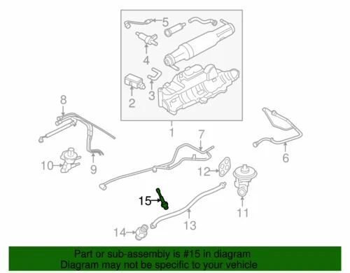 Sensor de oxígeno trasero OEM NUEVO 2007-2010 Ford Fusion Edge Flex 3,5 L 5F9Z9G444AB Foto 2 de 2