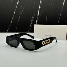 NEW GG1771S 001 GUCCI BLACK GREY GEOMETRIC WOMEN GUCCI SUNGLASSES