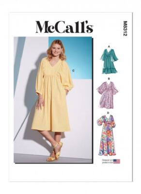 McCalls Schnittmuster 8312 L-XL-XXL