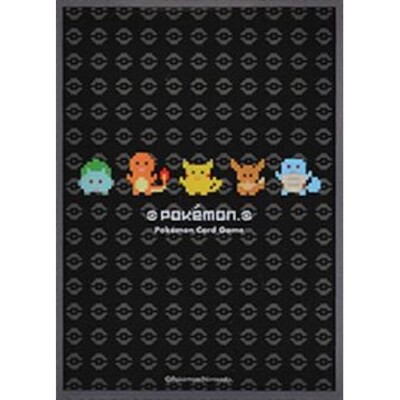 1 protège-carte Pikachu écolo Salamèche Bulbizarre pixel | Pokémon Center (2019)