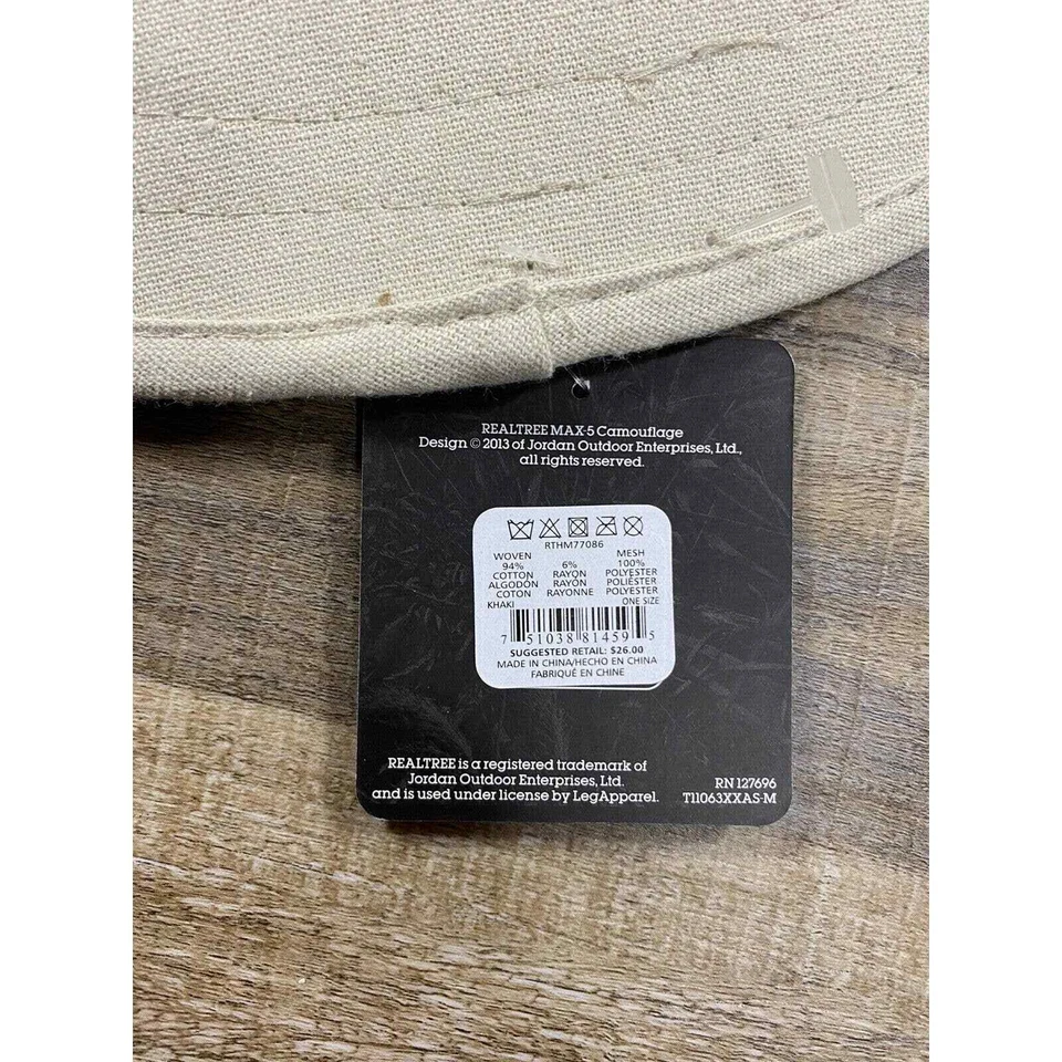 Men's Realtree Xtra Safari Boonie Fitted Hat Outdoors Fishing Hunt Size S-M - Image 4 of 4