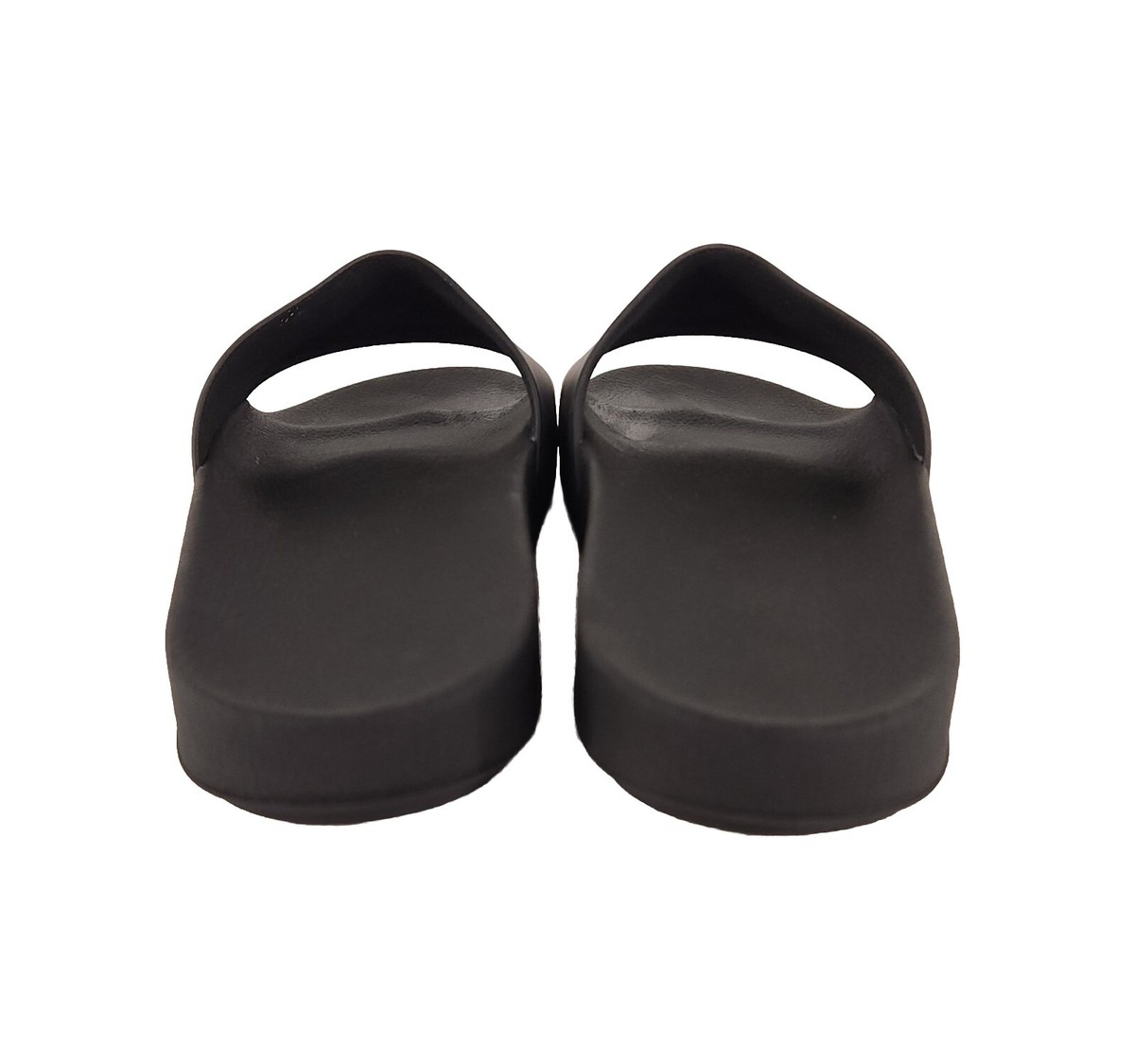Rick Owens DRKSHDW Logo-print Rubber Slides in Black Milk