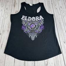 Eldora Speedway 2016 Full Throttle Racing Graphic Tank Top Shirt Womens Large