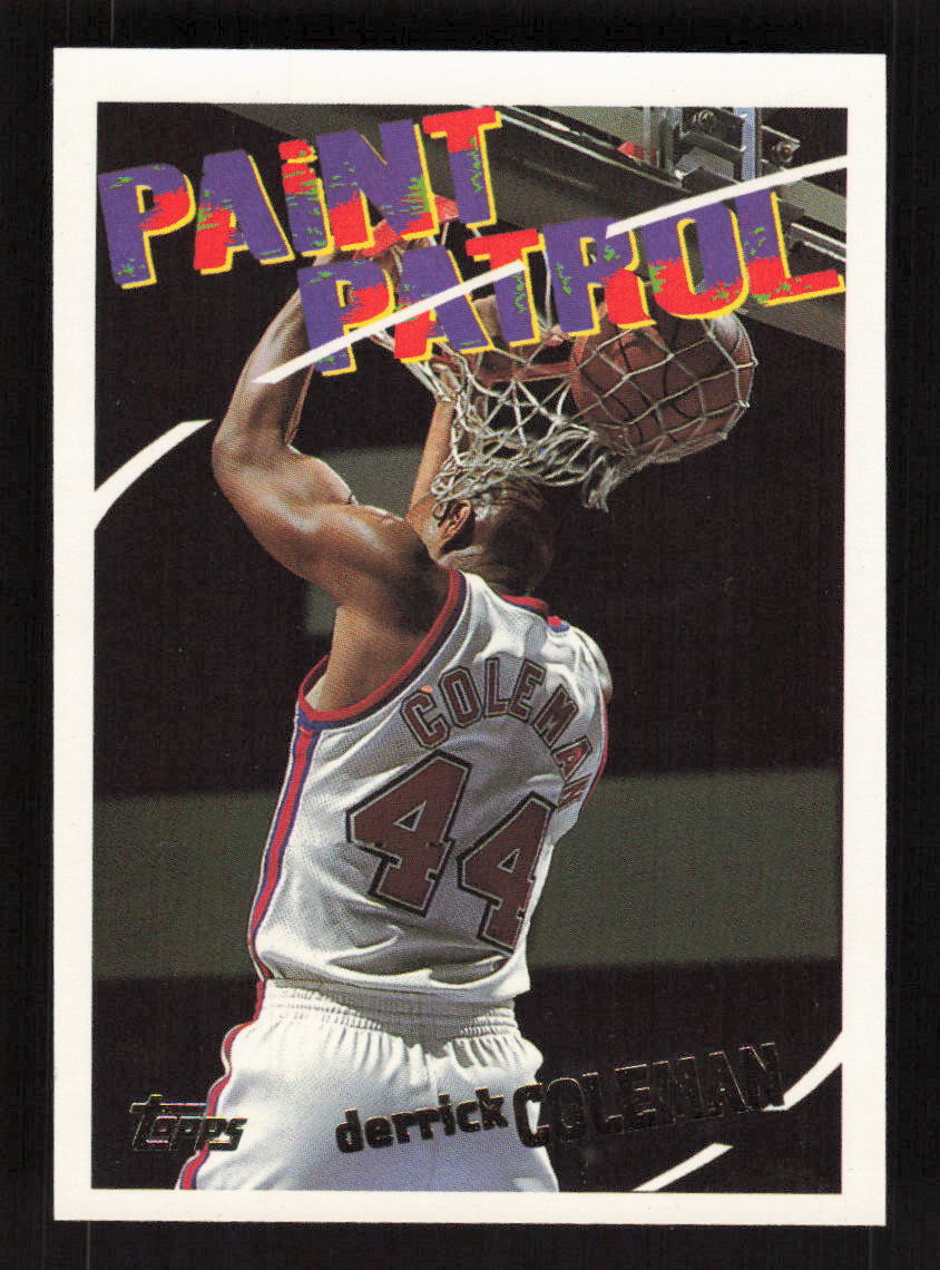 1994-95 Topps #103 Derrick Coleman New Jersey Nets | eBay