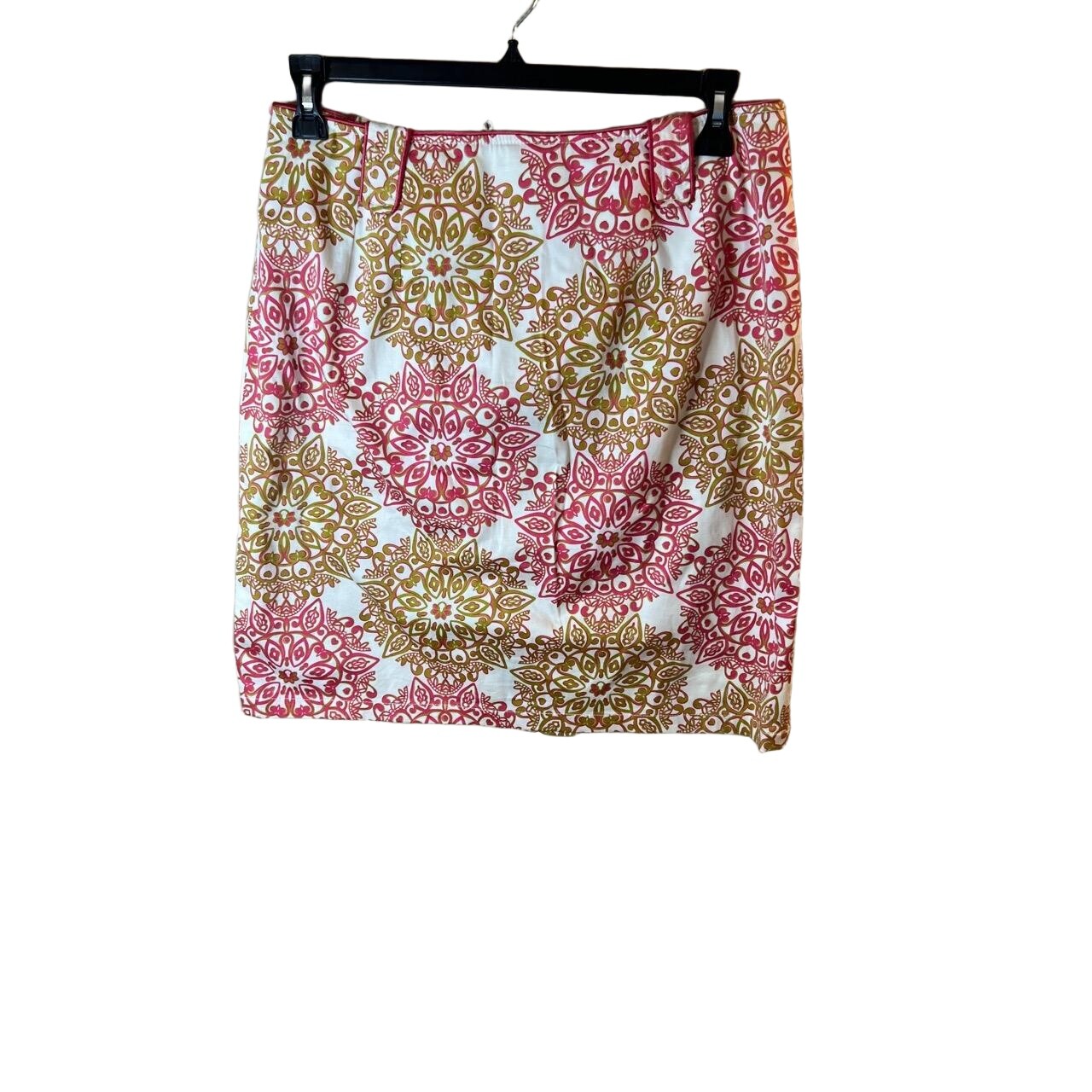 Etcetera Womens Patterned Knee Length Button Skir… - image 7