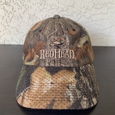 Red Head Cap Camouflage Hunting Adjustable Snapback