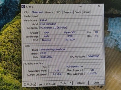 ASRock Fatal1ty B450 Gaming K4 AMD AM4 ATX DDR4 Desktop Motherboard used