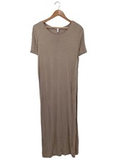 H&M Abito midi Donna Abito Taglia IT 42 marrone-grigio stile casual