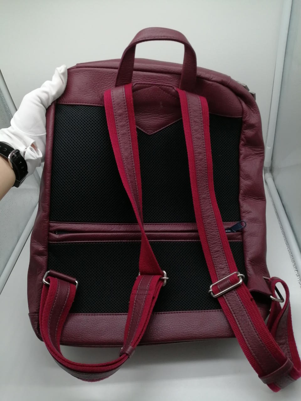 Leather Backpack Brd Everwin JdR54 - image 3