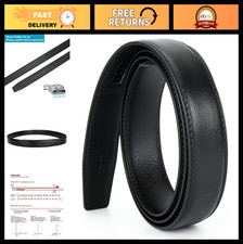 Men's Replacement Ratchet Belt Strap 3.0cm Wide, Adjustable, No Buckle Included