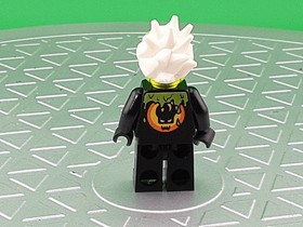 NEW Lego Agents Villian DR. D ZASTER MINIFIG  w/Neon Green Minifigure Head -8969