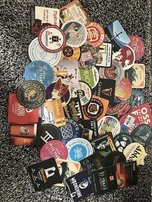 40 x verschiedene Bierdeckel alle verschiedene Designs neu unbenutzt, Partypaket, Männerhöhle