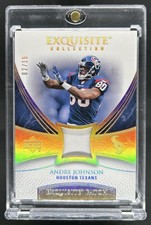 2007 Upper Deck Exquisite Andre Johnson Patch Spectrum #/15 Texans