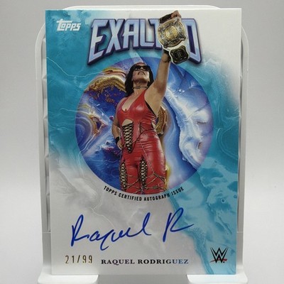 2025 Topps Exalted WWE Raquel Rodriguez ON CARD Autograph  #EXA-RAQ 21/99 Auto