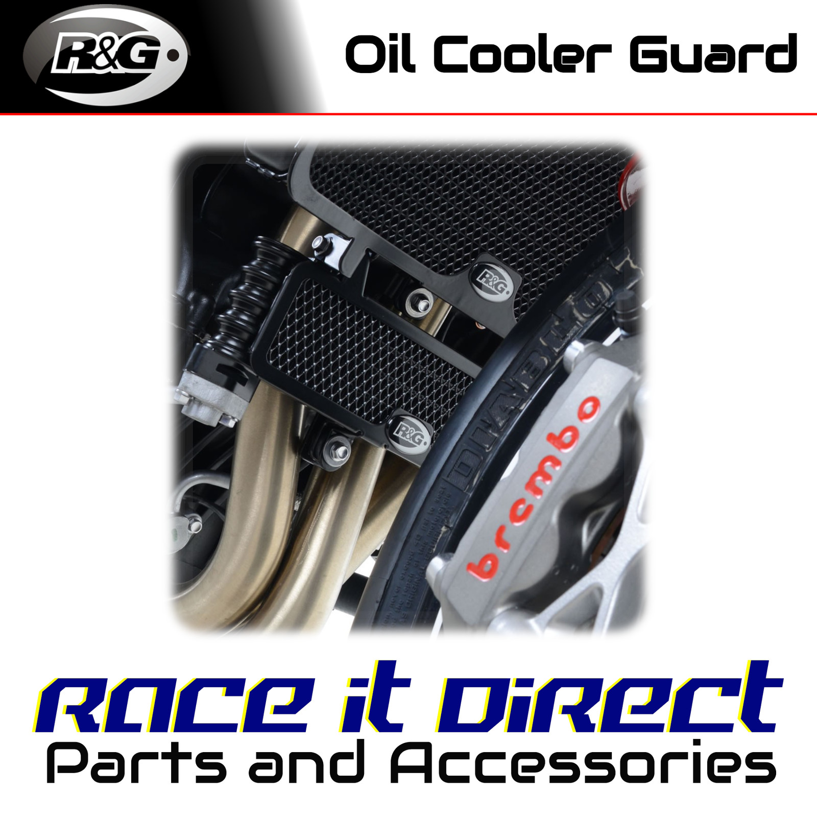Oil Cooler Guards for Triumph Speed Triple R 2012-2018 R&G