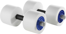Water Weights, Aquatic Dumbbells for Pool Fitness, 2 Foam Weights with Padded Gr